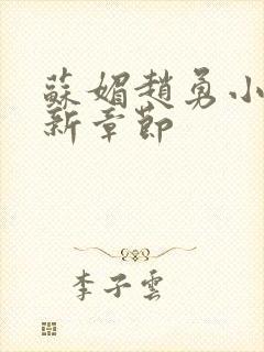 苏媚赵勇小说最新章节