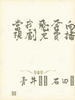 当我飞奔向你电视剧免费播放高清在线观看