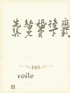 先结婚后恋爱全集免费下载