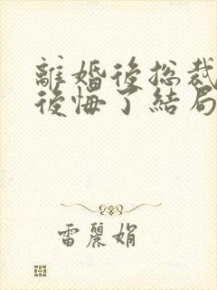 离婚后总裁老婆后悔了结局