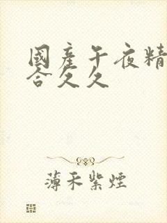 国产午夜精品综合久久