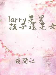 larry是男孩子还是女孩子