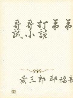 哥哥打弟弟的训诫小说