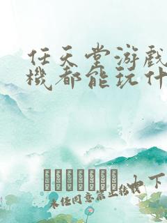 任天堂游戏机掌机都能玩什么游戏