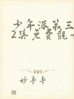 少年派第三部52集免费观看电视剧