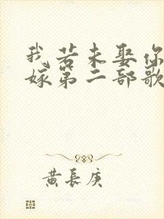 我若未娶你若未嫁第二部歌词