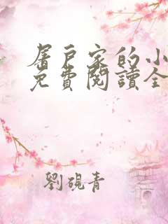 屠户家的小娘子免费阅读全文