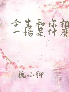 今生和你相爱了一场是什么歌