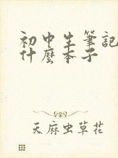 初中生笔记本用什么本子