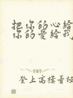 把你的心给我把你的爱给我这是什么歌