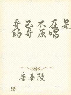 哥已不在是当年的哥原唱