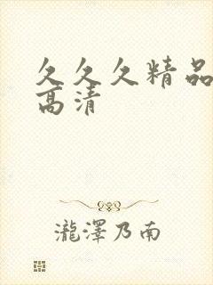 久久久精品国产高清