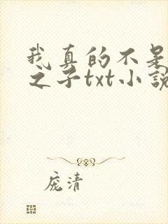 我真的不是气运之子txt小说下载