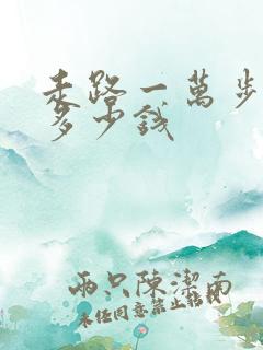 走路一万步能挣多少钱