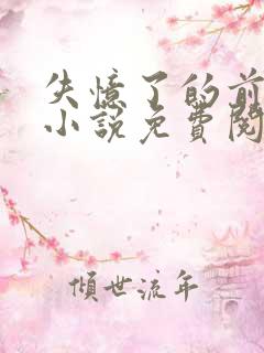 失忆了的前男友小说免费阅读