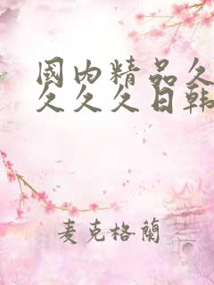 国内精品久久久久久久日韩