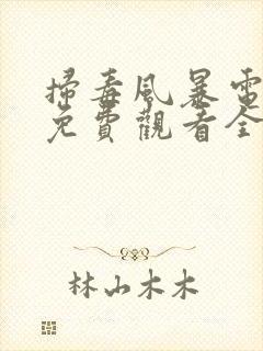 扫毒风暴电视剧免费观看全集高清