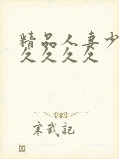 精品人妻少妇久久久久久