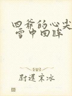 四爷的心尖宠妃 雪中回眸