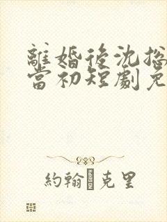 离婚后沈总悔不当初短剧免费观看