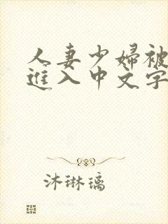 人妻少妇被猛烈进入中文字幕3p