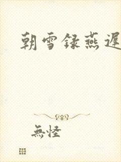 朝雪录燕迟父亲