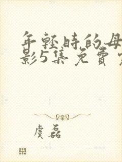 年轻时的母亲电影5集免费完整版