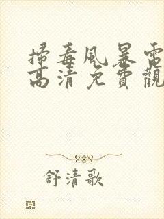 扫毒风暴电视剧高清免费观看全集