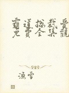 霸道总裁爱上我免费全集观看