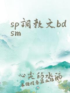 sp调教文bdsm
