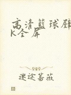 高清篮球壁纸4k全屏