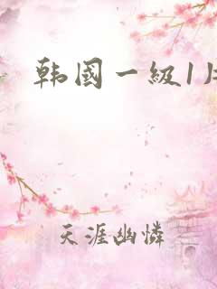 韩国一级1片