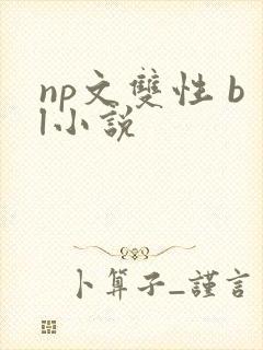np文双性 bl小说