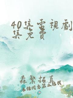 40集电视剧全集免费