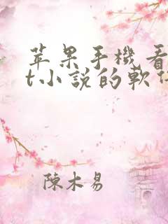 苹果手机看txt小说的软件