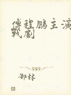 傅程鹏主演的谍战剧