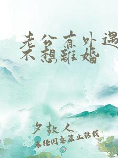 老公有外遇了我不想离婚