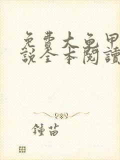 免费大龟甲师小说全本阅读全文