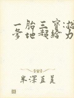 一胎三宝:总裁爹地超给力全文免费阅读