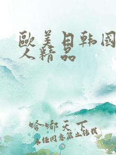 欧美日韩国产成人精品