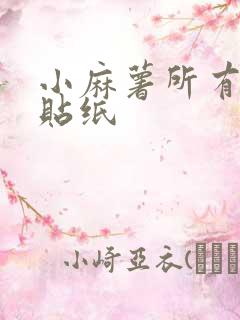 小麻薯所有手帐贴纸