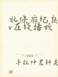 北条麻纪熟女av在线播放