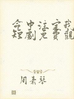 命中注定我爱你短剧免费观看