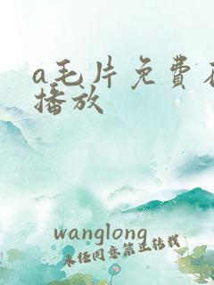 a毛片免费在线播放