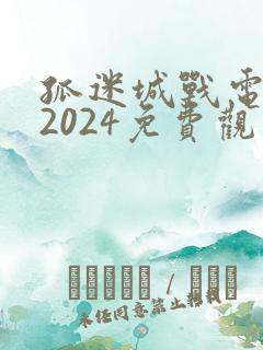 孤迷城战电视剧2024免费观看