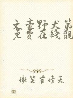 文豪野犬第三季免费在线观看