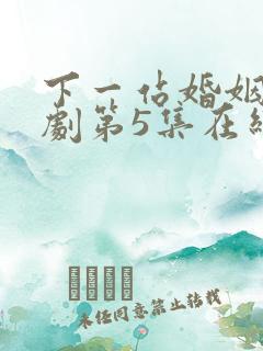 下一站婚姻电视剧第5集在线观看