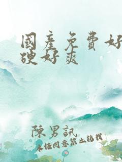 国产免费好大好硬好爽