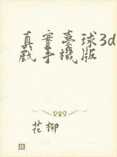 真实台球3d游戏手机版