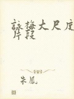 咏梅大尺度床戏片段